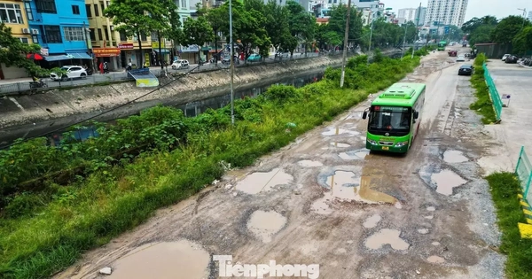 Hiện trạng sửa chữa tuyến đường nhiều 'ổ gà', 'ô trâu' nhất nội thành Hà Nội
