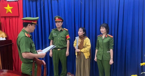 Lệnh bắt tạm giam Trịnh Thị Hóa làm nghề buôn bán quần áo