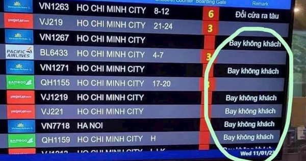 Choáng với cảnh "Bay không khách" đỏ rực sân bay, lý do vé Tết đắt là đây