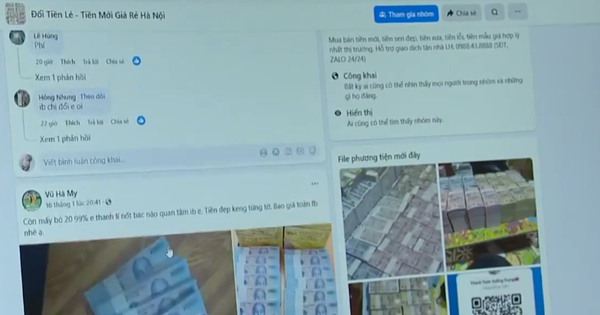 Cẩn trọng sập bẫy lừa đổi tiền mới, tiền lẻ giá rẻ