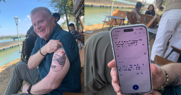 Khách Tây xăm một địa danh Việt Nam lên cánh tay: Gửi lời nhắn khiến nhiều người xúc động