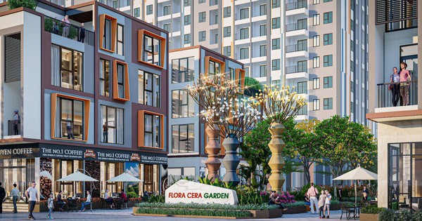 NOXH thuộc khu Thiết chế Công đoàn KCN Bá Thiện mang tên Flora Cera Garden