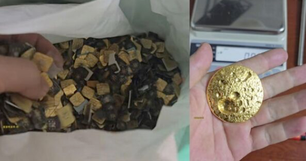 Chàng trai lấy được hơn 5 cây vàng từ SIM rác
