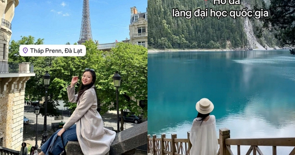 Trend này cợt nhả dễ sợ: Đi khắp thế giới nhưng checkin ở Đà Lạt, hồ Đá làng đại học Quốc gia Thủ Đức