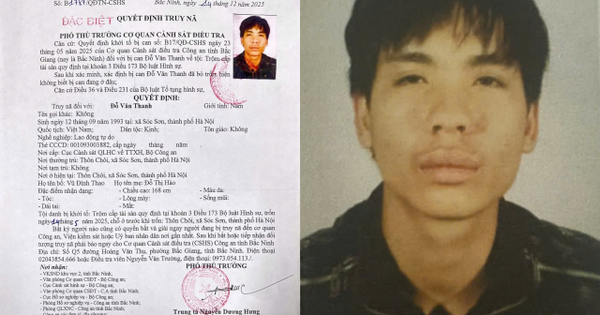 Ai thấy đối tượng đặc biệt nguy hiểm Đỗ Văn Thanh, báo công an ngay