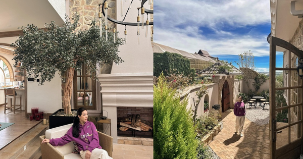 Dinh thự lộng lẫy như lâu đài của "Hoa hậu thơm nhất Việt Nam"