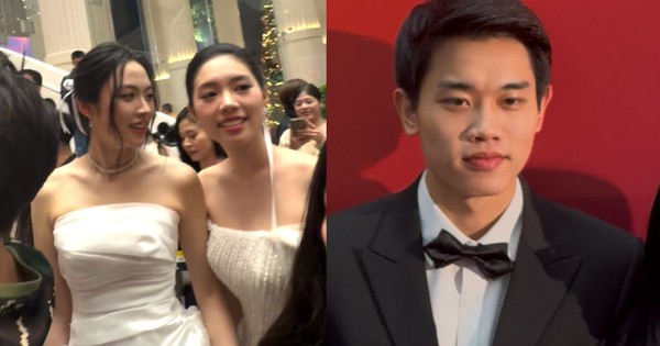 Á hậu cũng mê Đình Bắc như thường, hoá fan girl khi hotboy U23 Việt Nam diện vest bảnh bao khoe visual phát sáng