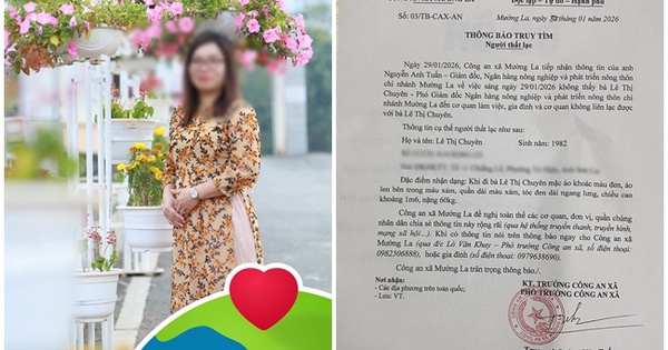 Xôn xao thông báo tìm nữ phó giám đốc ngân hàng mất liên lạc 2 ngày qua