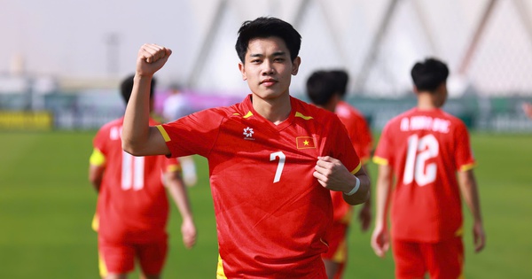 Ảnh: Hotboy U23 Việt Nam Đình Bắc, Hiểu Minh "xé lưới" U23 Jordan tại giải U23 châu Á