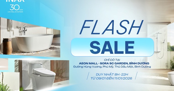 INAX kỷ niệm 30 năm tại Việt Nam với chương trình Flash Sale mừng năm mới tại Bình Dương