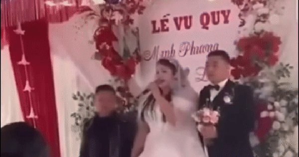 Clip cô dâu, chú rể bị ném mắm tôm ngay trên sân khấu ở Ninh Bình: Công an vào cuộc, hé lộ nguồn cơn