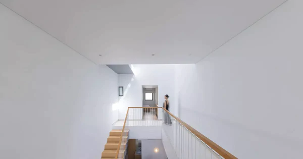 Ngôi nhà 66m² thiết kế lệch tầng để kết nối các không gian sinh hoạt