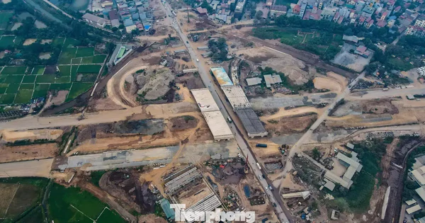 Diện mạo nút giao Vành đai 4 cửa ngõ Tây Nam Hà Nội