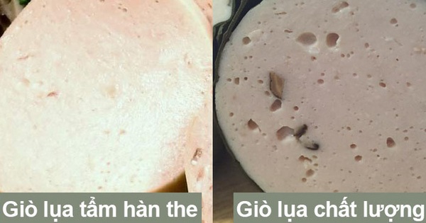 5 dấu hiệu nhận biết giò chả có hàn the, tôi ước tất cả mọi người đều biết để sắm Tết