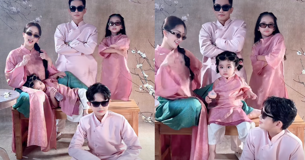 Gia đình Khánh Thi - Phan Hiển gây "sốt" với bộ ảnh Tết cực chất, bé Lisa xinh yêu như thiên thần chiếm trọn "spotlight"