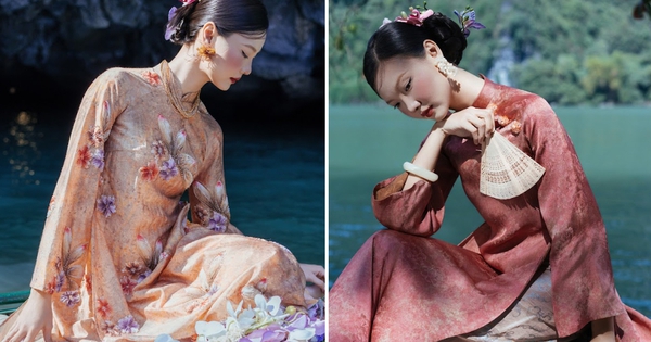 Thương hiệu gây sốt với BST áo dài được khâu tay bởi nghệ nhân bậc thầy: Mỗi đường kim đều tôn vinh nét đài các của người phụ nữ