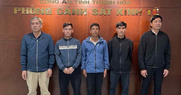 Khởi tố Nguyễn Thành Vinh SN 1988 và 4 bị can