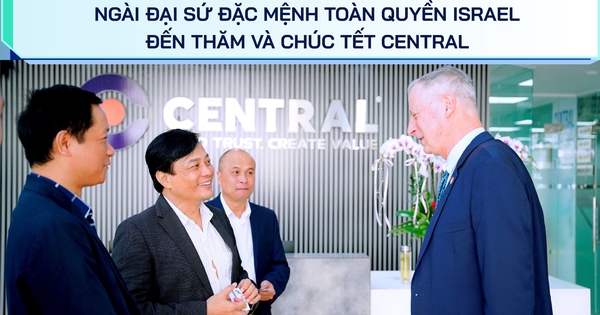 Ngài Đại sứ Đặc mệnh Toàn quyền Israel đến thăm và chúc Tết CENTRAL
