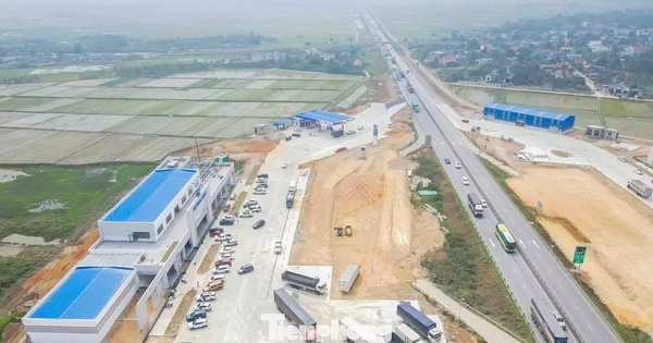 Khai thác tạm trạm dừng nghỉ trên cao tốc Bắc - Nam qua Thanh Hóa dịp Tết