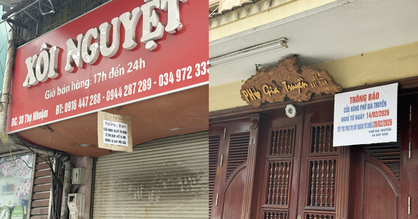 Nhìn người ta nghỉ Tết mà sốt ruột thay: Loạt quán nổi tiếng Hà Nội đóng cửa dài chưa từng thấy, có nơi tận nửa tháng