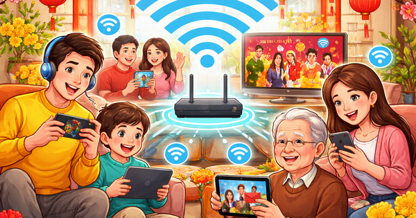 Mạng wifi chậm vì quá đông người dùng dịp Tết: Làm ngay điều này