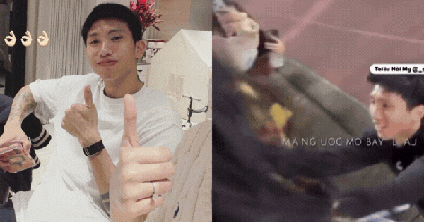 Đoàn Văn Hậu lại chấn thương, Doãn Hải My lập tức cập nhật tình hình, còn trao nụ hôn ngọt ngào giữa ngàn khán giả