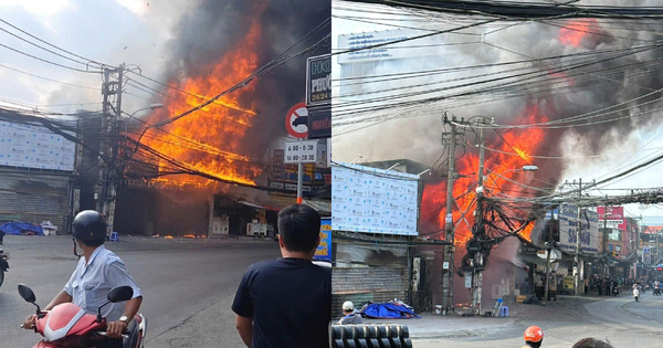 Hiện trường vụ cháy cửa hàng nội thất tại TP.HCM: Biển lửa nuốt trọn toàn bộ, nhiều tài sản giá trị bị thiêu rụi