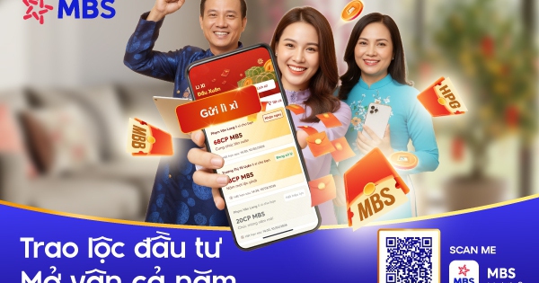 Chứng khoán MB “chơi lớn” mùa Tết 2026: Tung tính năng Lì xì độc lạ, dân đầu tư kháo nhau mừng tuổi bằng tài sản sinh lời