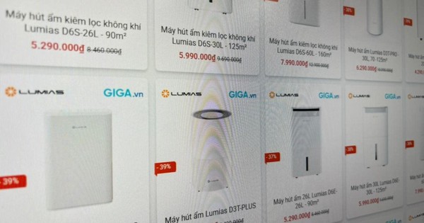 Miền Bắc bước vào cao điểm nồm ẩm, máy hút ẩm giá mềm lên ngôi