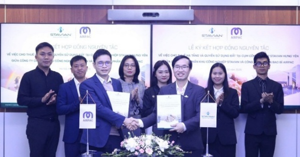 CCN Stavian Hưng Yên ký thỏa thuận thuê hạ tầng với nhiều doanh nghiệp