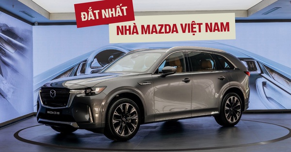 Mazda CX-90 chốt giá 2,479 tỷ đồng tại Việt Nam: Nội thất 'cận sang', động cơ hybrid cắm sạc 323 mã lực, AWD, cạnh tranh Teramont