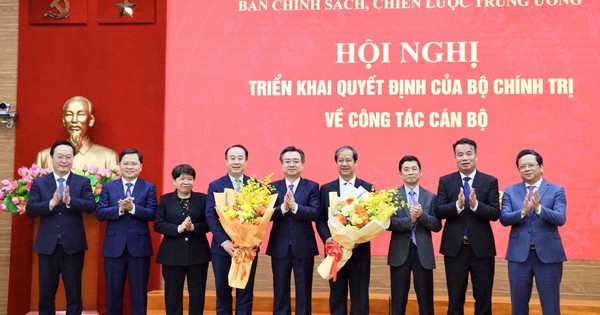 Ông Nguyễn Kim Sơn, Nguyễn Sỹ Hiệp giữ chức Phó ban Chính sách, chiến lược Trung ương