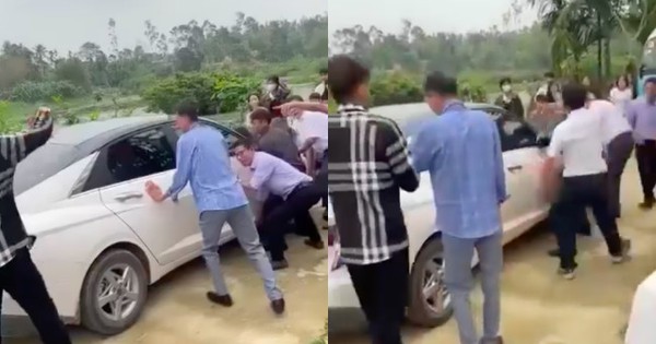 Nhà gái hò nhau cùng khiêng ô tô chắn đường đưa dâu, "rút kinh nghiệm vụ ở Hà Tĩnh"