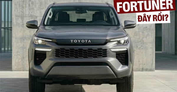 Rộ thêm ảnh 'hot' của Toyota Fortuner 2026: Mặt trước khác hẳn Hilux với đèn LED 2 tầng, nội thất dễ mượn từ Prado, sớm ra mắt năm nay cạnh tranh Everest