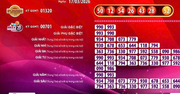 Xổ số  Vietlott có vé trúng giải Jackpot  2