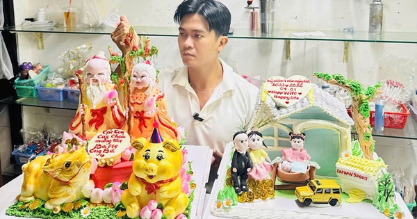 ‘Thổi hồn’ 12 con giáp lên bánh kem, chàng trai khiến dân mạng trầm trồ