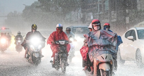 Bắc Bộ sắp có mưa to, có thể xuất hiện mưa đá và gió giật mạnh