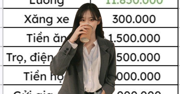 Bảng chi tiêu KHÔNG THỂ TỐI GIẢN HƠN của cô gái 23 tuổi lương gần 12 triệu
