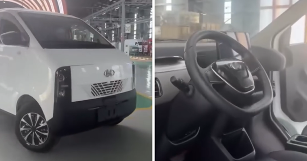 Xe điện lạ bất ngờ xuất hiện trong nhà máy ô tô ở Huế của hãng Việt: Đi bao xa, giá thế nào?