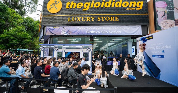 Sau tuần lễ đặt trước, Thế Giới Di Động chính thức mở bán Galaxy S26 series