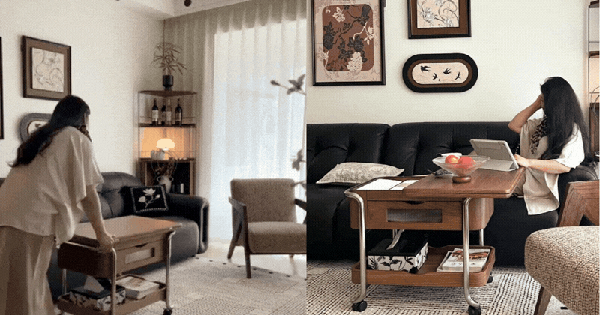 Phòng khách không còn bàn cà phê: Xu hướng mới khiến nhiều gia đình bất ngờ vì nhà rộng hơn, sống tiện hơn