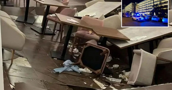 Sập sàn phòng ăn tại một khách sạn nổi tiếng, 150 người được sơ tán