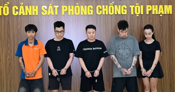 Bắt Ngô Thị Hoàng Ngân sinh năm 1999 cùng 5 nam thanh niên