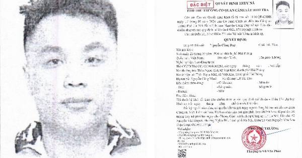 Truy nã đặc biệt Nguyễn Công Duy SN 1996