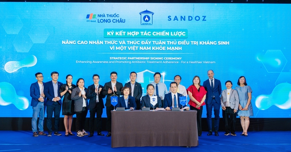 Long Châu hợp tác chiến lược cùng Sandoz về kháng sinh, vì một Việt Nam khỏe mạnh