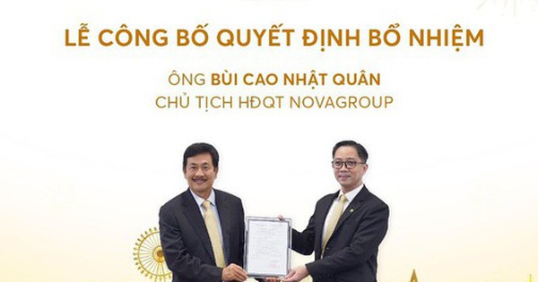 Nhà sáng lập Bùi Thành Nhơn vừa chuyển giao vai trò chủ tịch NovaGroup cho con trai