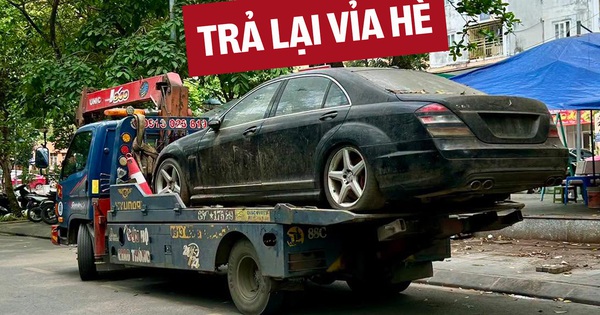 Mercedes-AMG S63 phơi sương vỉa hè gần 10 năm tại Hà Nội đã bị cẩu đi và đây là lý do