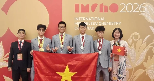 4 học sinh Việt Nam giành huy chương tại 'Kỳ thi hóa học khó nhất hành tinh'