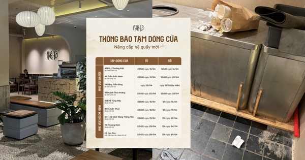 Phê La đóng cửa hàng loạt để nâng cấp hệ thống