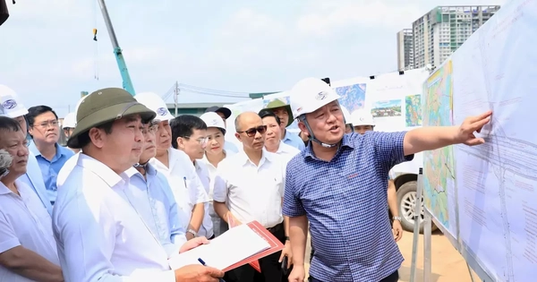 Bí thư Hà Nội Trần Đức Thắng tiếp tục kiểm tra thực địa, thúc tiến độ dự án trọng điểm